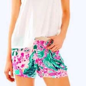 NWT Lilly Pulitzer Rylan Short in Multi Via Flora XL